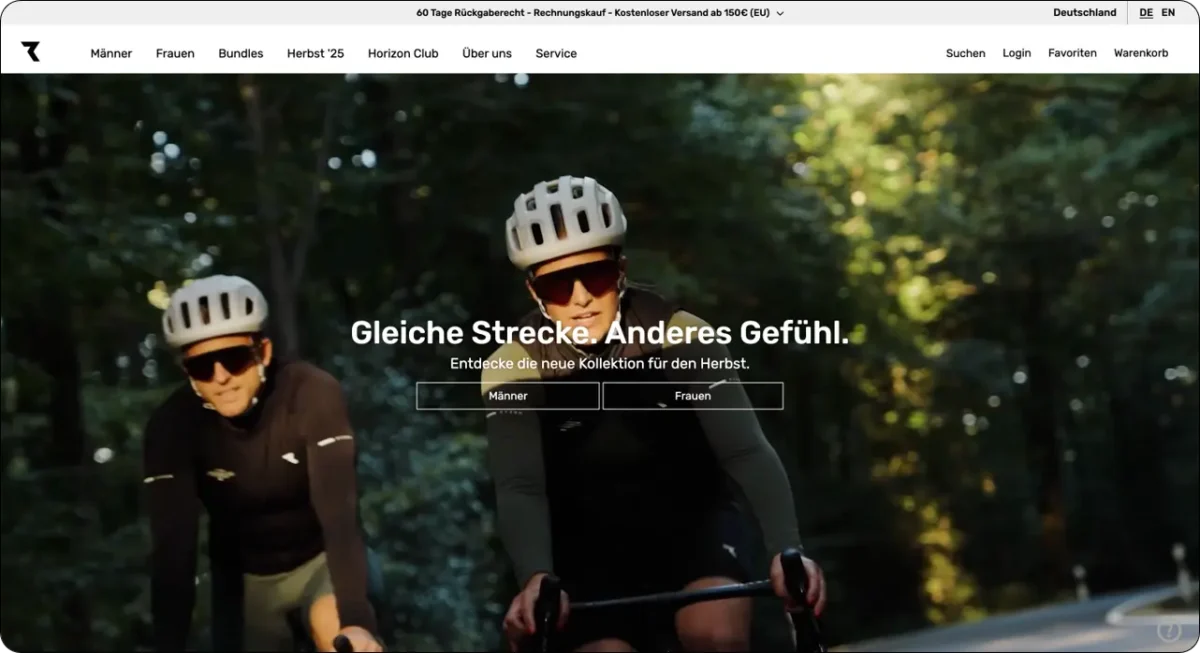 Screenshot Website RYZON